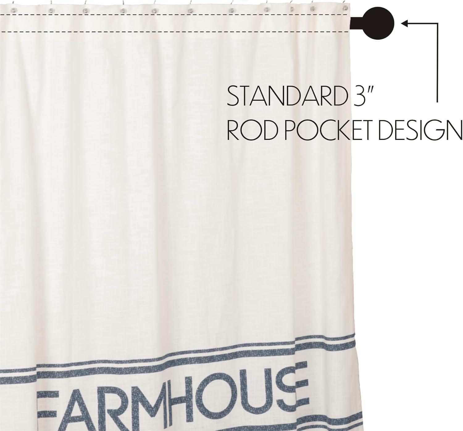 VHC Brands Sawyer Mill Cotton Shower Curtain