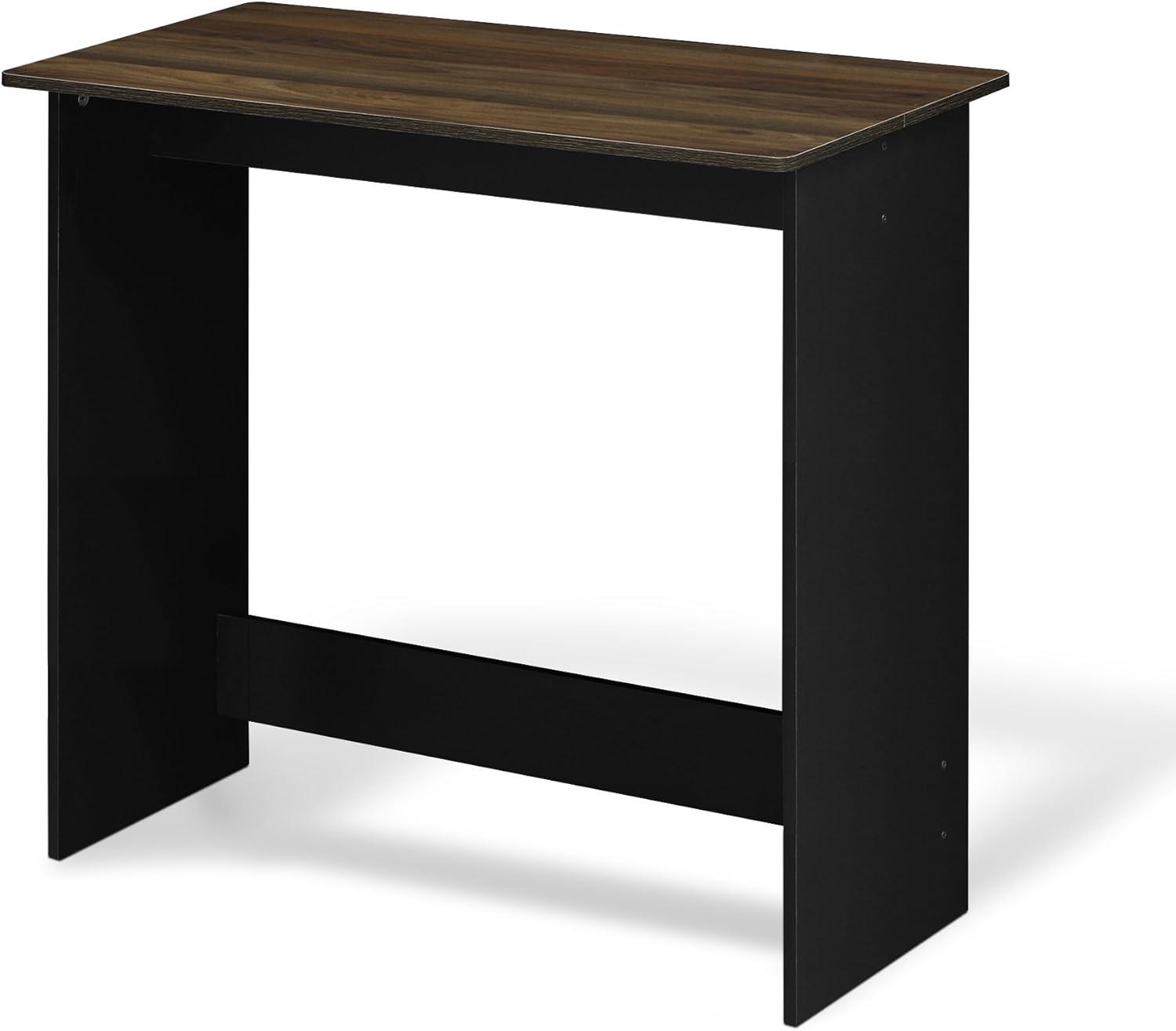 Furinno  Simplistic Study Table - Columbia Walnut & Black