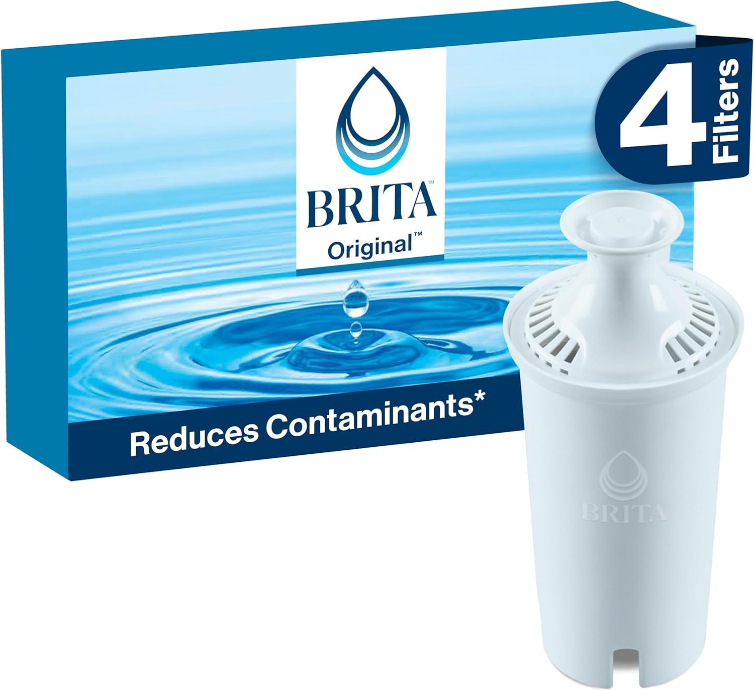 Brita 42432 Standard Water Filter, 4 Count, White
