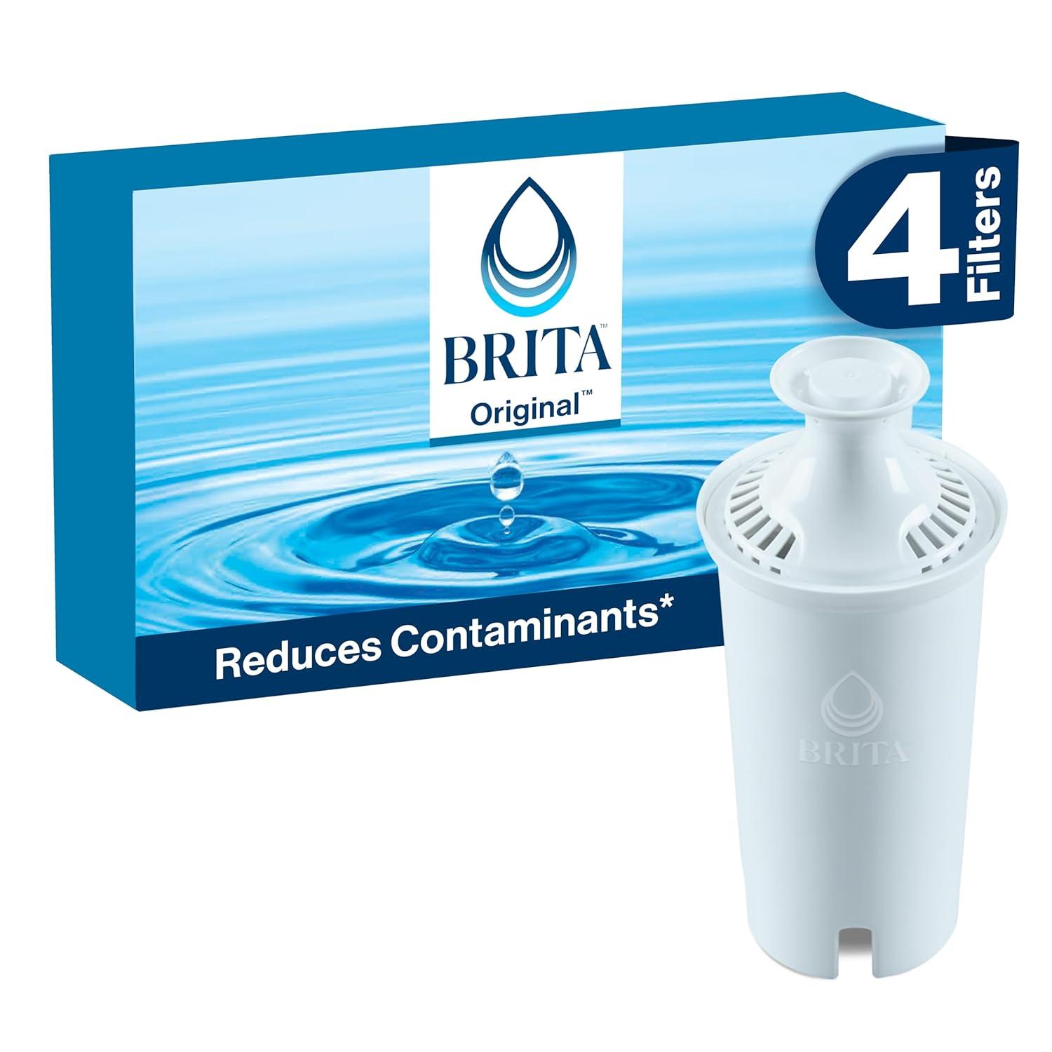 Brita 42432 Standard Water Filter, 4 Count, White
