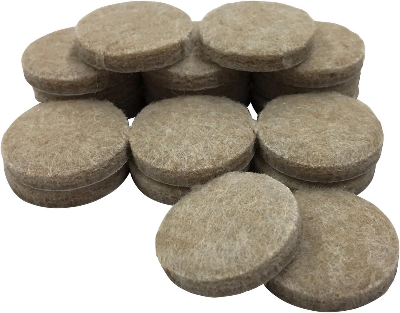 Shepherd Hdwe Prod 9951 20-Pack 3/4-Inch Beige Round Felt Pads - Quantity 1