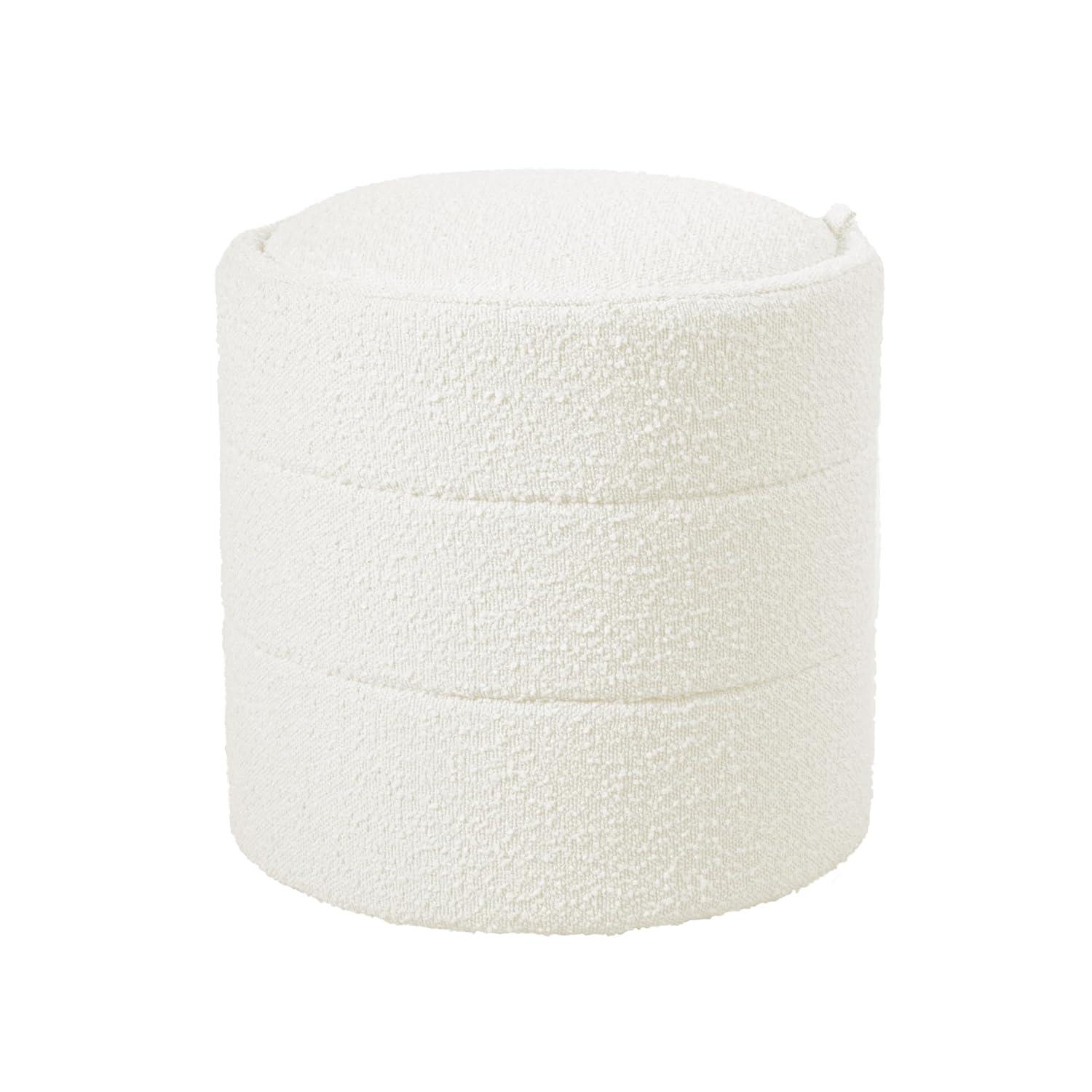 George Oliver Round Upholstered Ottoman