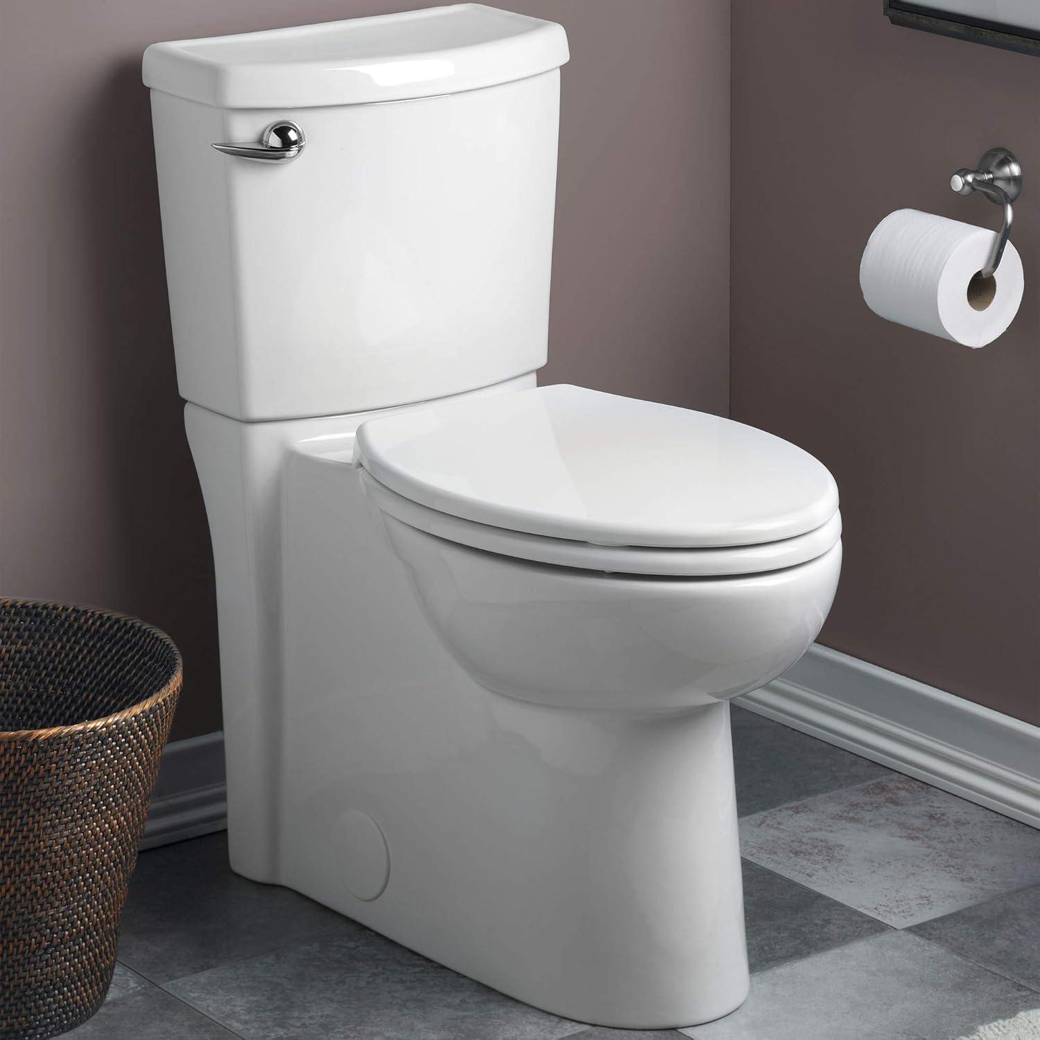 American Standard Cadet 1.28 Gallons GPF Elongated Comfort Height Floor Mounted Two-Piece Toilet (Seat Included)