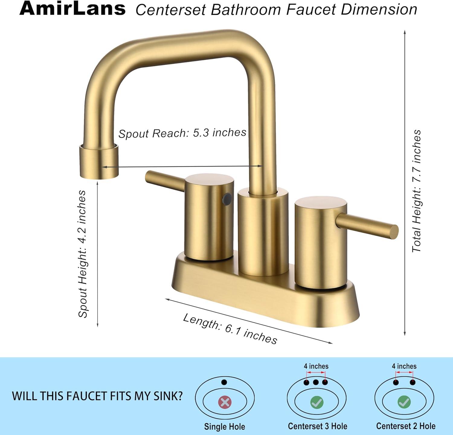 Matte Black 8 inch Widespread Bathroom Sink Faucet Vanity Lavatory Faucet for 3 Holes with Pop up Drain and 360 Degree Swivel Brass Spout