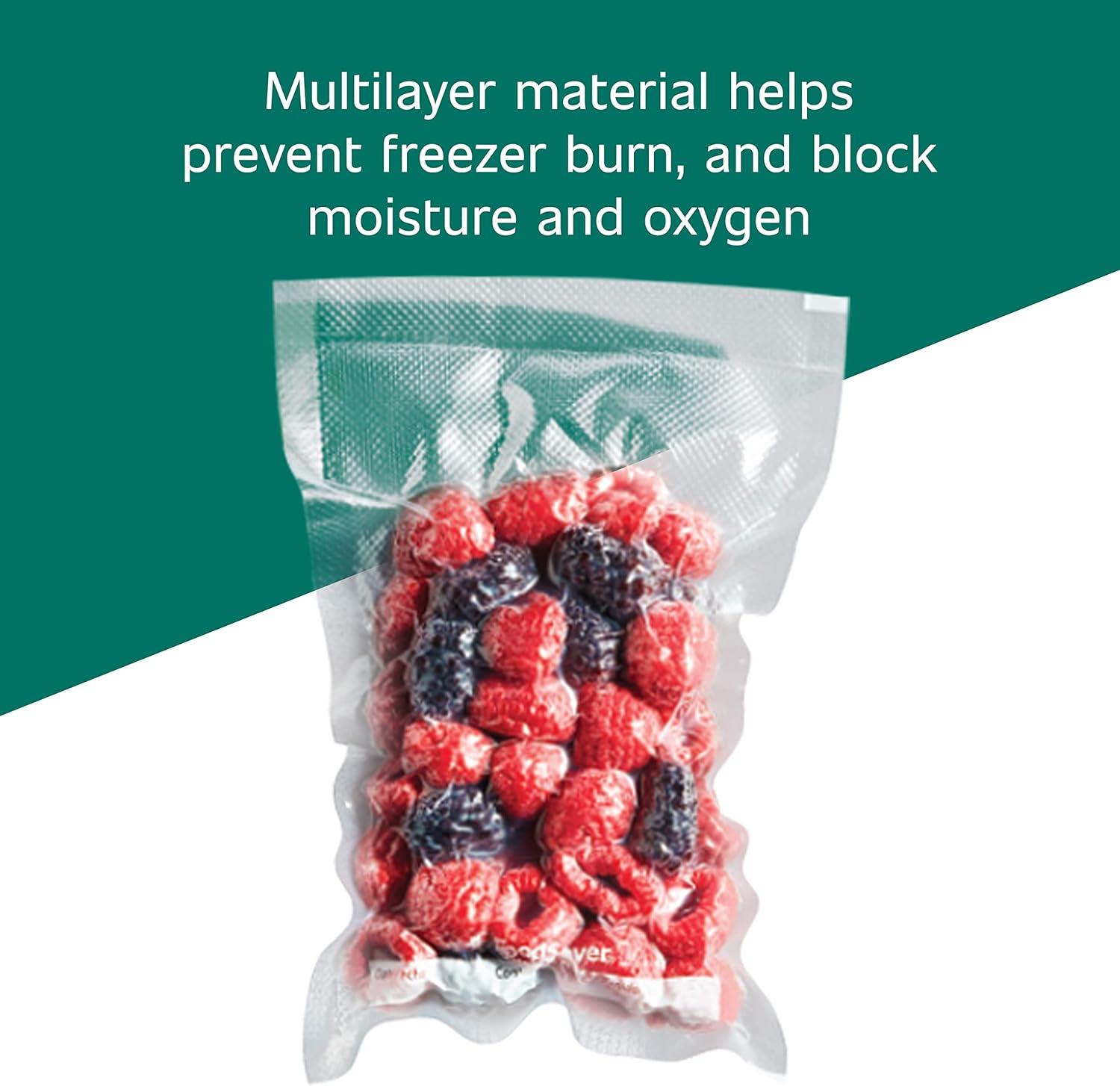 FoodSaver Pre-Cut Vacuum Seal Bags, 1 Pint, 6" x 9.5", 28 Count