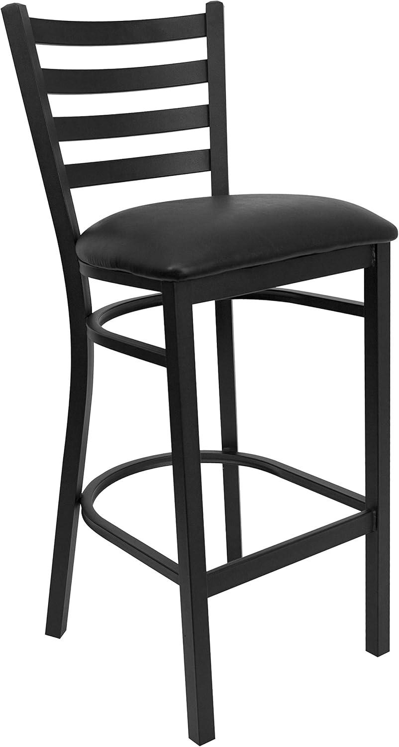 Flash Furniture Brixton Hercules Series Ladder Back Metal Restaurant Barstools by Flash Furniture