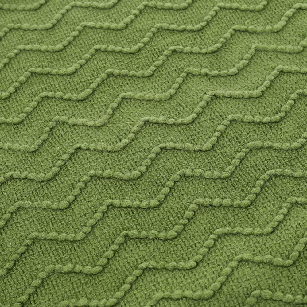 Battilo Home Throw Blanket for Couch, Textured Soft Throw Blankets, Decorative Knitted Blanket for Home Living Room Decor, 50"x60"