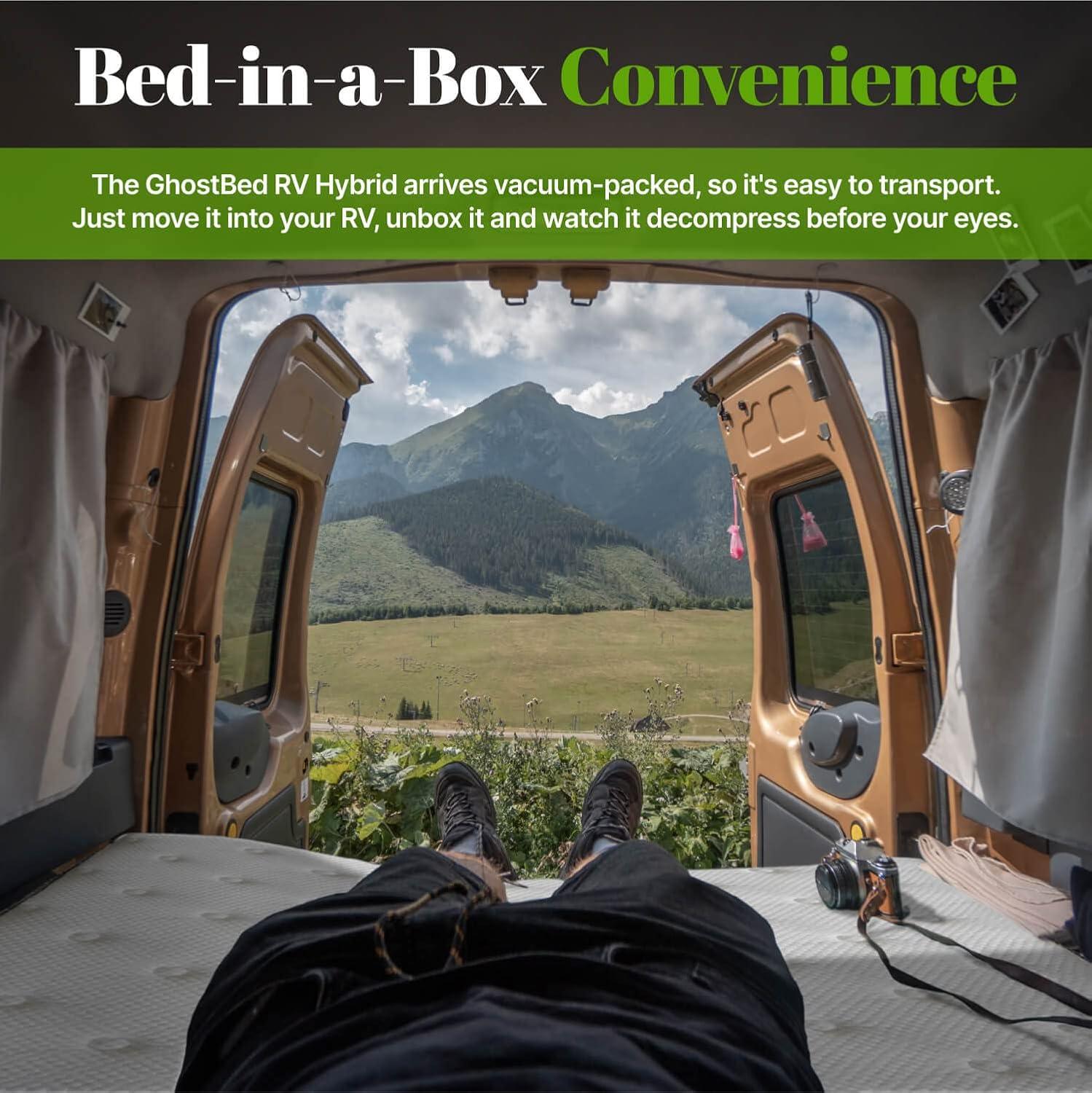 GhostBed GhostBed 10" Short Low Profile Memory Foam Mattress