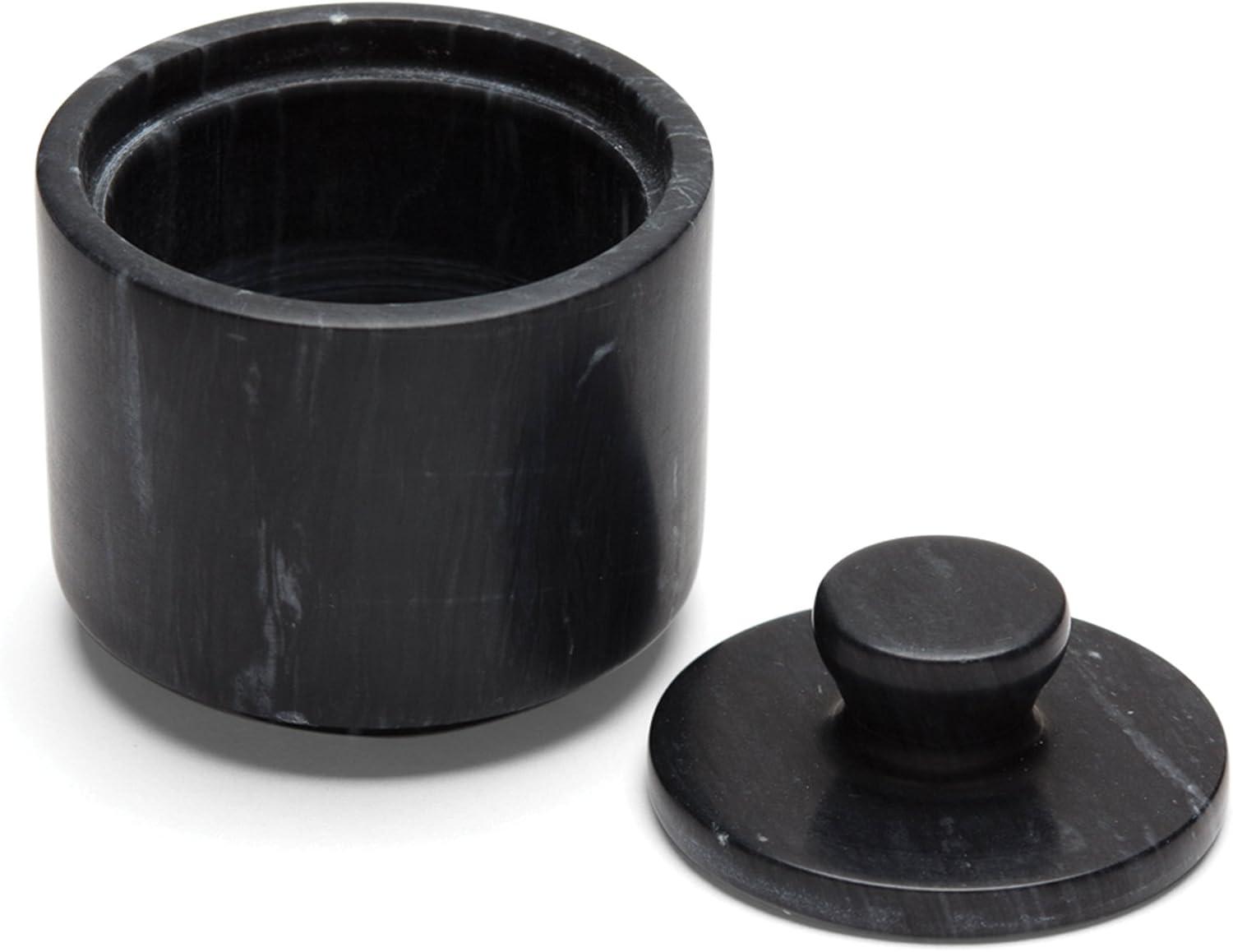 Fox Run Brands Fox Run Brands Marble Salt Cellar, Black