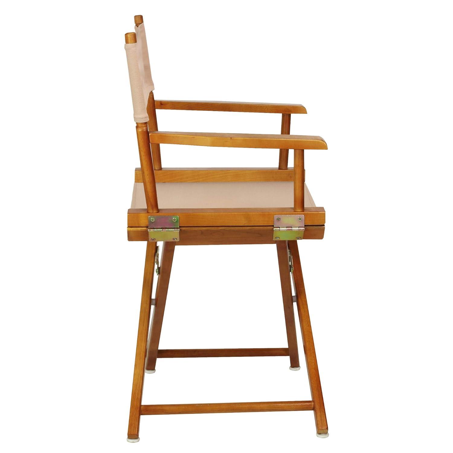 "18" Director's Chair Honey Oak Frame-Tan Canvas"