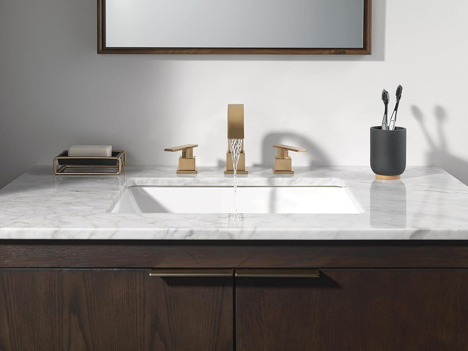 Vero Widespread Bathroom Faucet 3 Hole, 2-handle Bathroom Sink Faucet with Drain Assembly