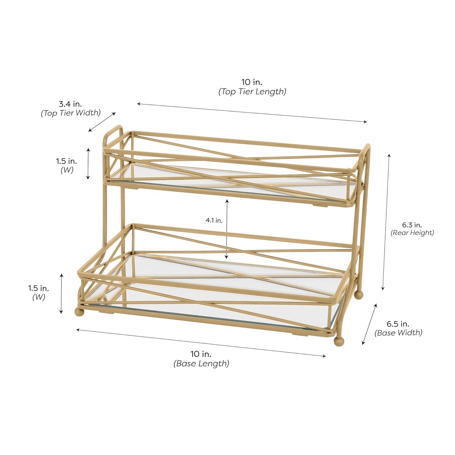 Mercer41 Mui 2 Compartment Makeup Organizer