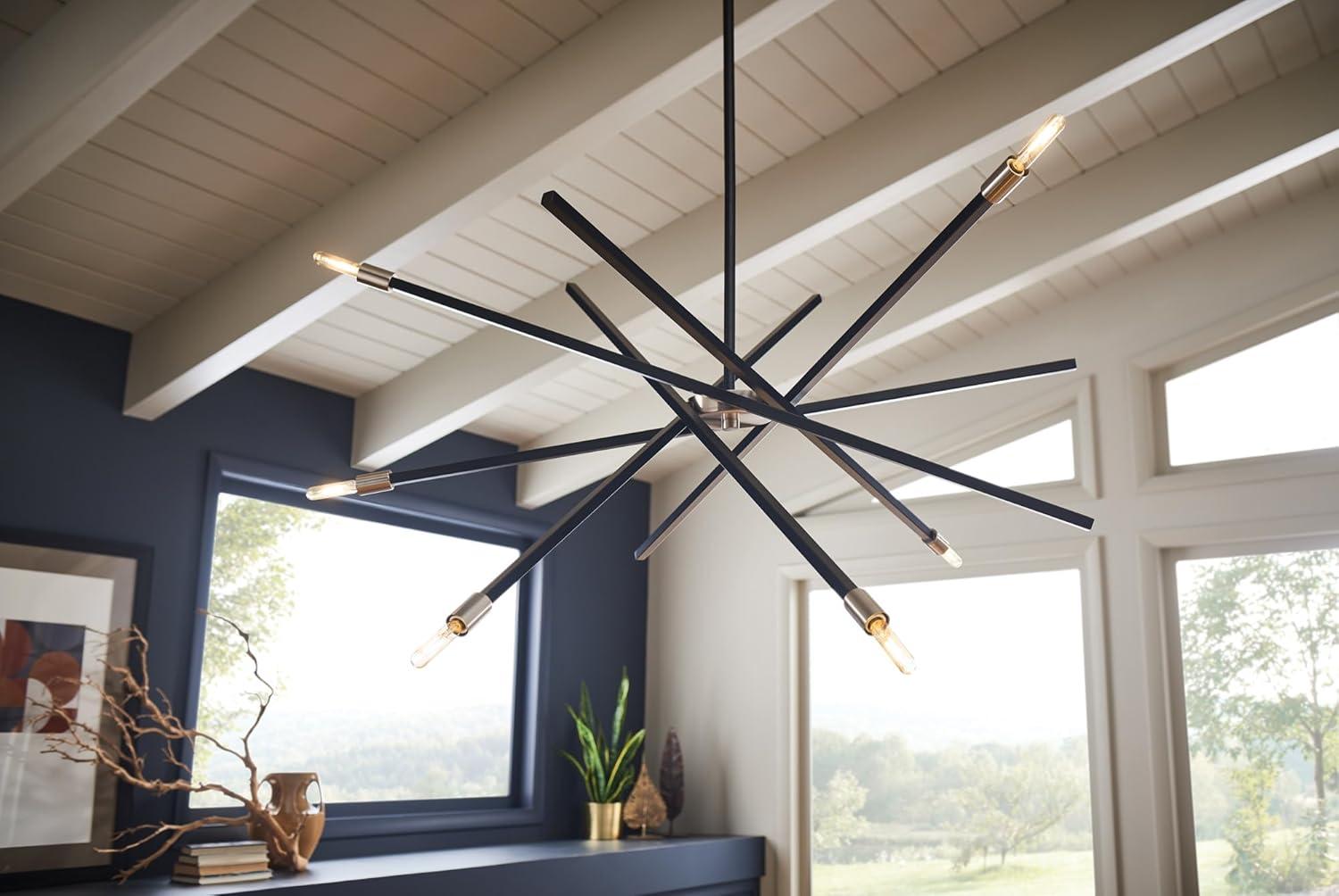 Archer 6 - Light Sputnik Modern Linear Chandelier