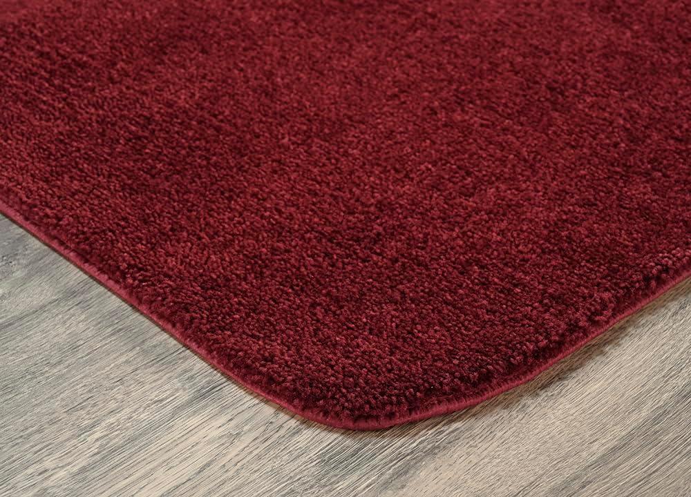 Garland Rug Traditional Bath Rug Set, 4-Piece, Chili Pepper Red