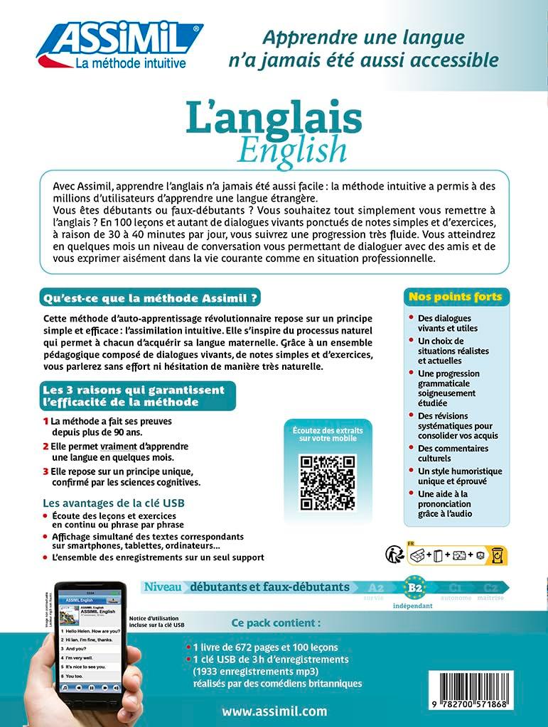 English for French Speakers Superpack with USB Device (Pack USB Anglais) - by  Anthony Bulger (Hardcover)