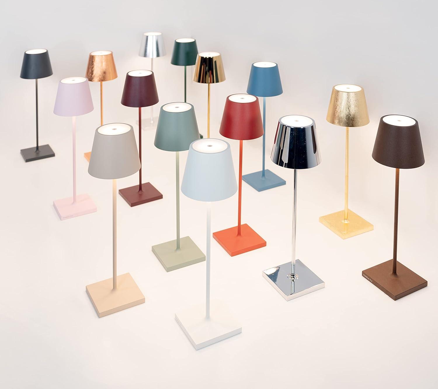 Dark Grey Cordless Adjustable Outdoor LED Table Lamp