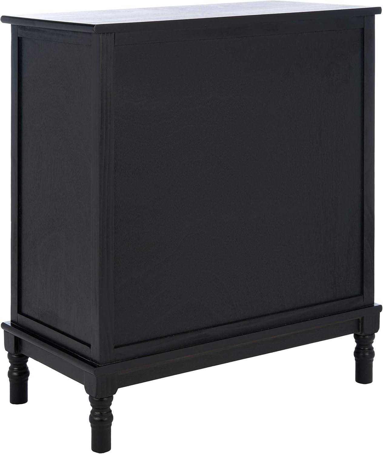 SAFAVIEH Tate 2-Drawer 2-Door Sideboard Black