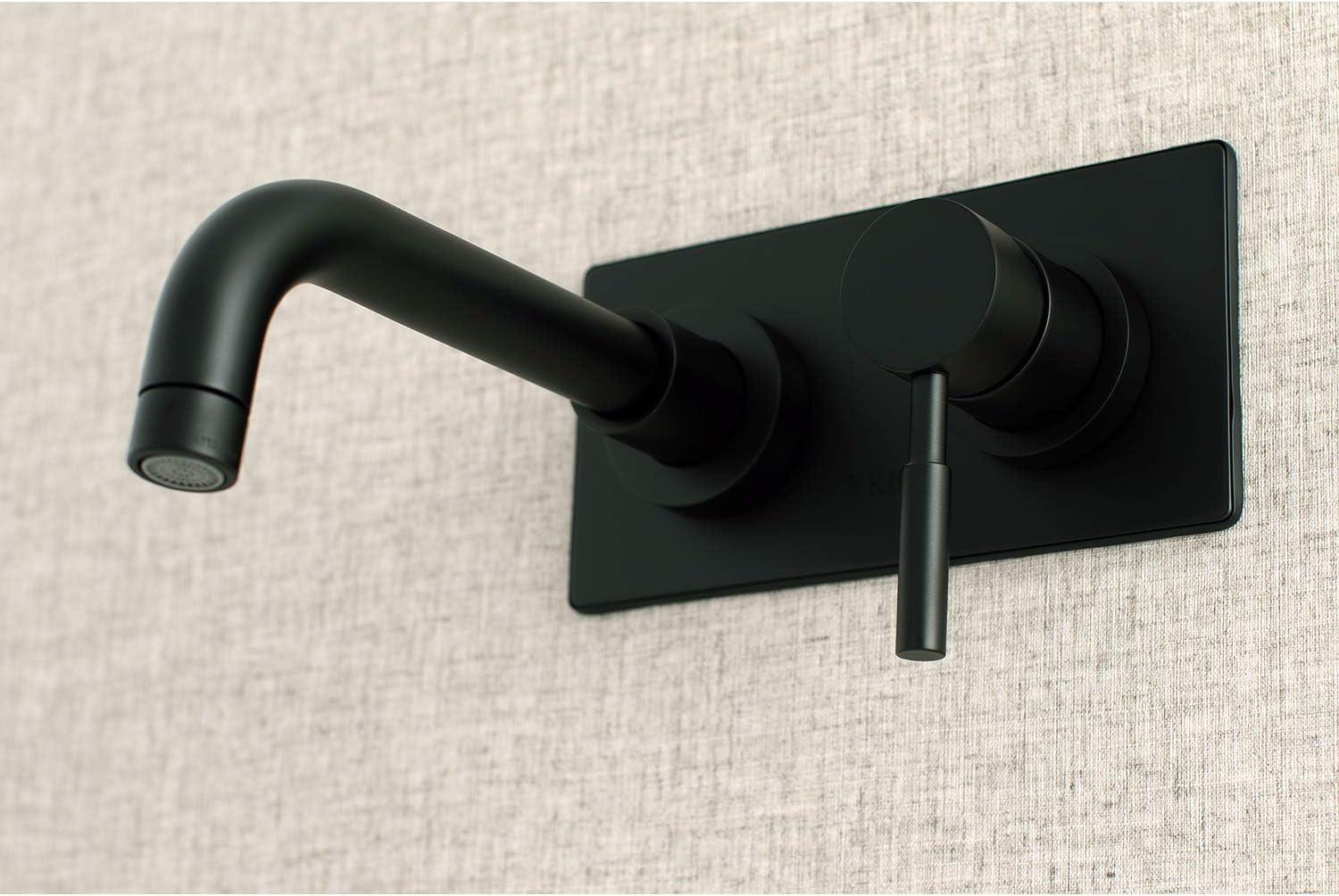 Kingston Brass Concord Single-Handle 2-Hole Wall Mount Bathroom Faucet