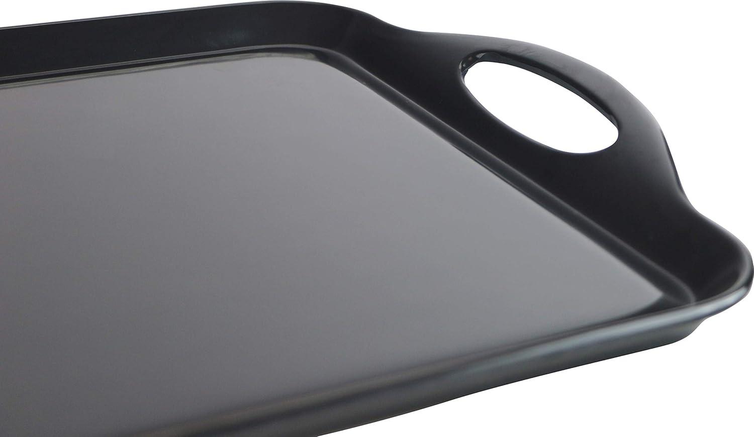 Reston Lloyd Multi-Purpose 18" Rectangle Melamine Plastic Handled Tray