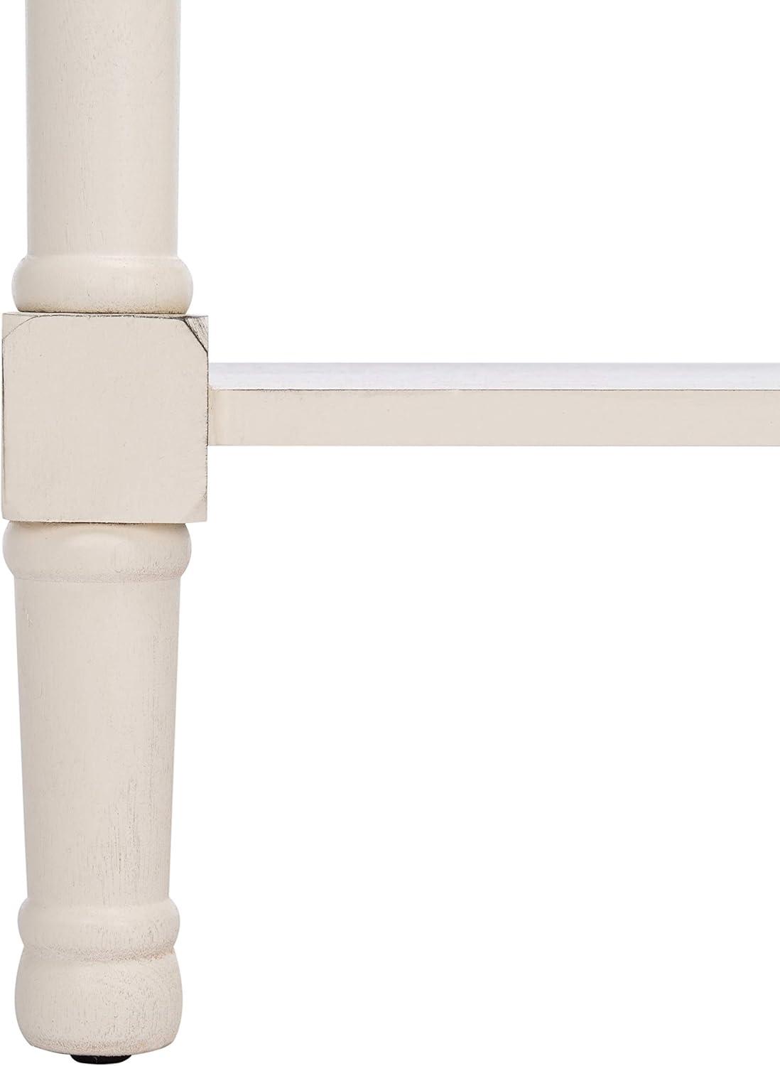 Ryder 2 Drawer Console Table - Distressed White/Greige - Safavieh