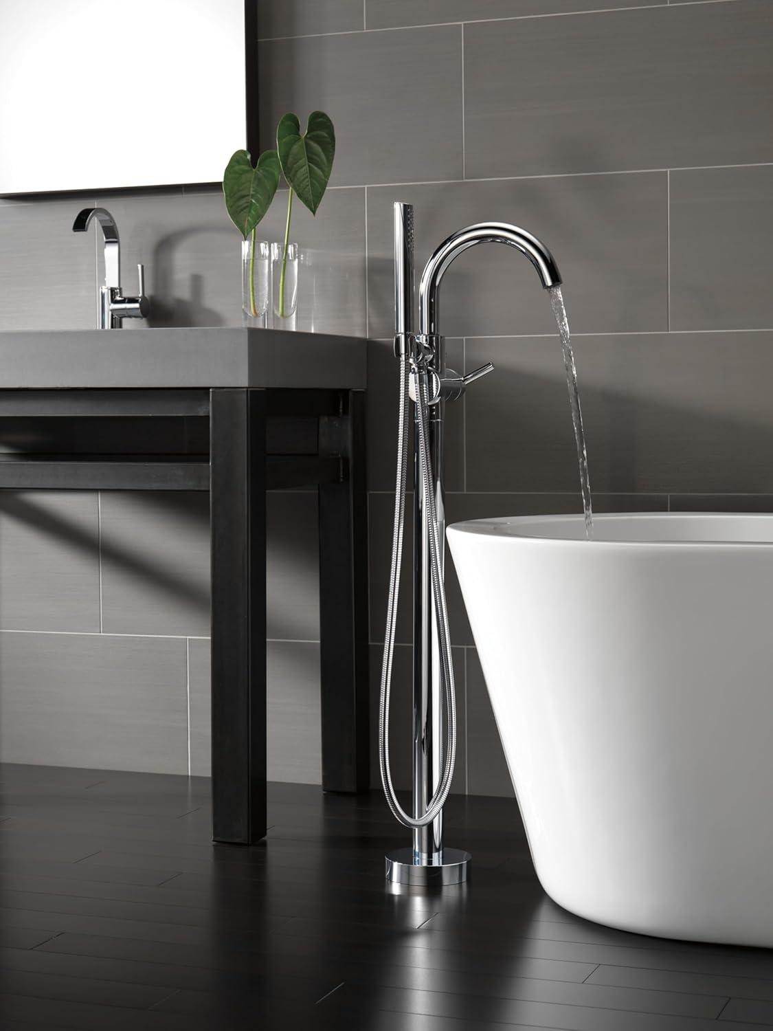 Trinsic Single Handle Floor Mounted Freestanding Tub Filler