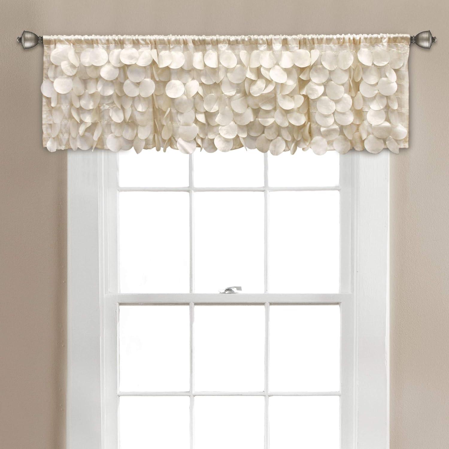Lush Decor Gigi Scalloped Window Valance