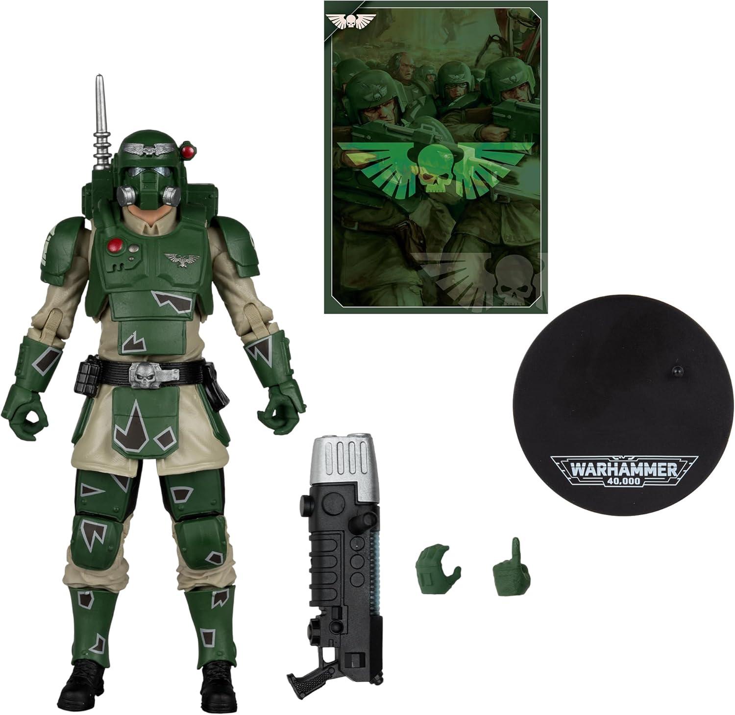 McFarlane - Warhammer 40K - Astra Militarum - 7" Kasrkin Action Figure, McFarlane Toys, Gifts