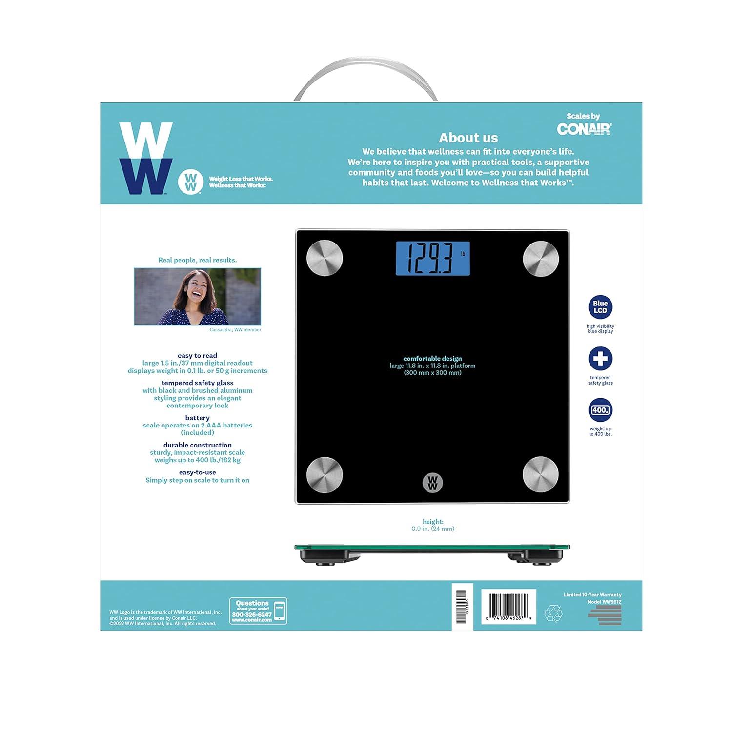 Weight Watchers By Conair Digital Glass Scale