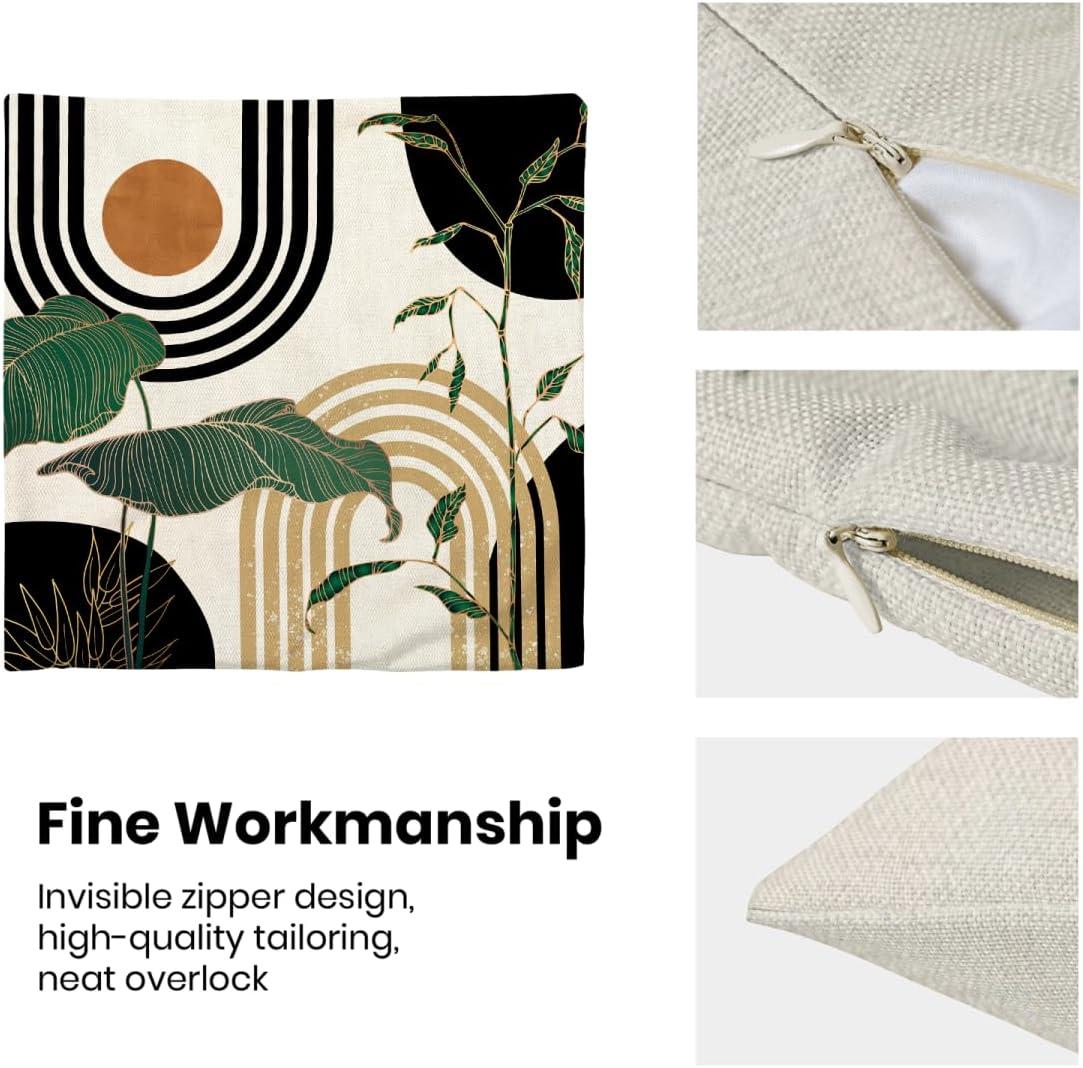 Burnt Orange Summer Outdoor Coastal Pillow Covers 18x18 Inch Set of 2 Fall Coral Seashell Starfish Throw Pillows Ocean Themed Beach Nautical Decorative Cushion Cases for Couch Decorations