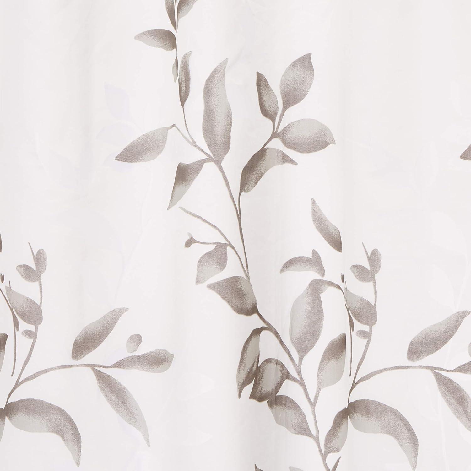 Madison Park Trent Botanical Burnout Floral Printed Shower Curtain
