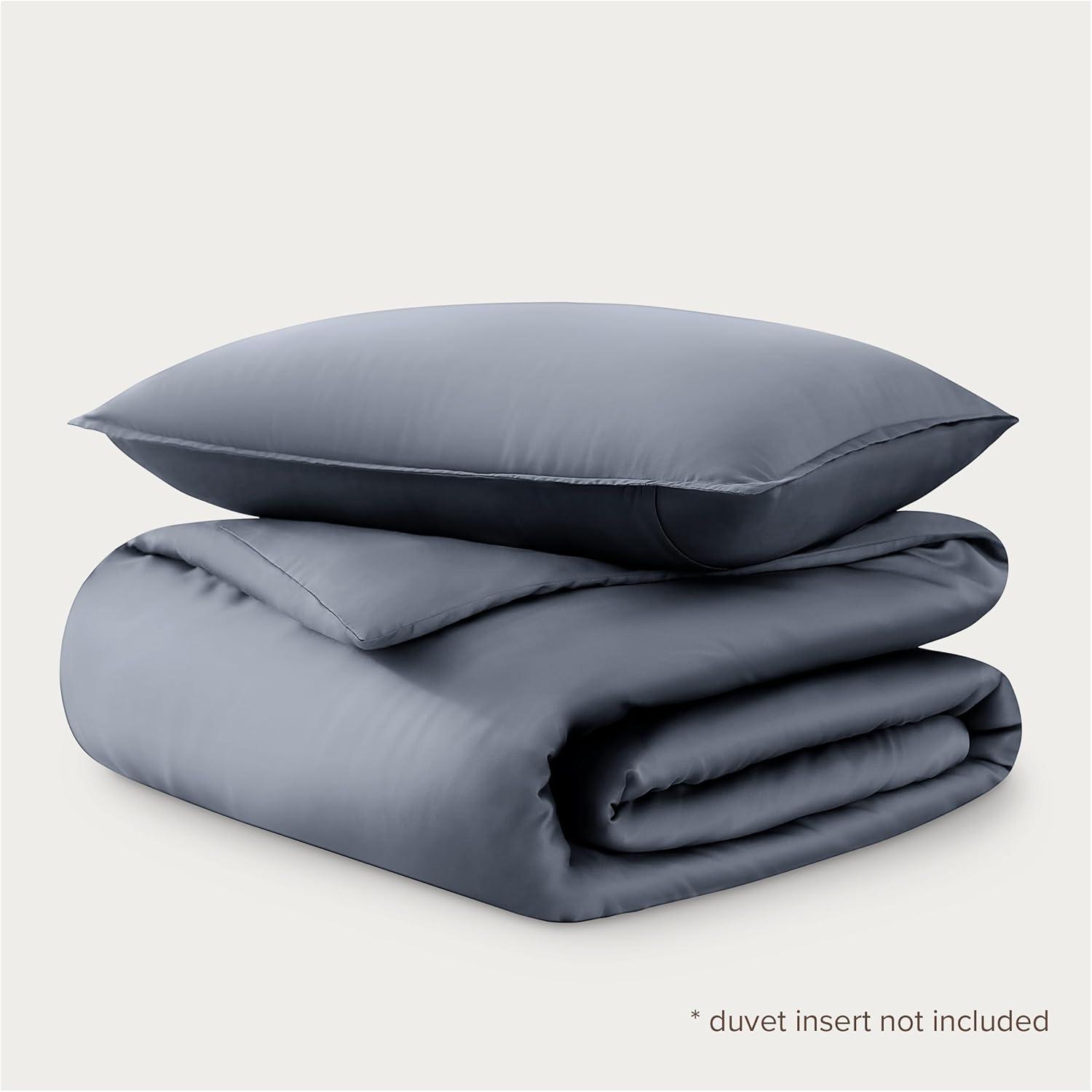 Twin/Twin XL Indigo TENCEL™ Lyocell Duvet Cover Set by Bare Home