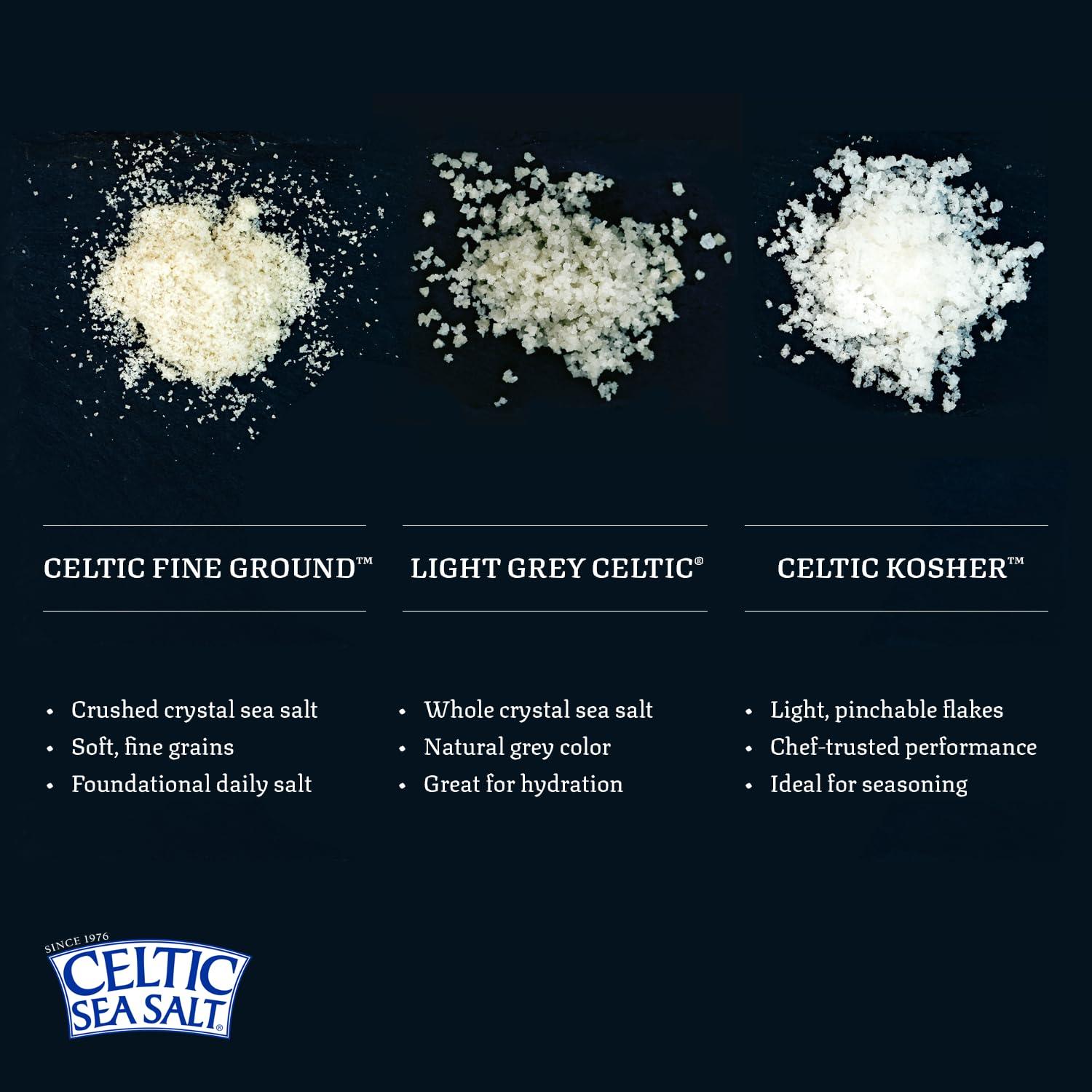 Celtic Sea Salt Light Grey, 8 Oz