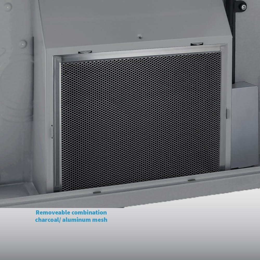 Summit Appliance Stainless Steel 200 CFM Convertible Under Cabinet Range Hood