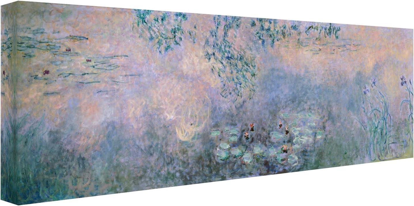 Claude Monet 'Water Lilies 1914-22' Canvas Art-10x32