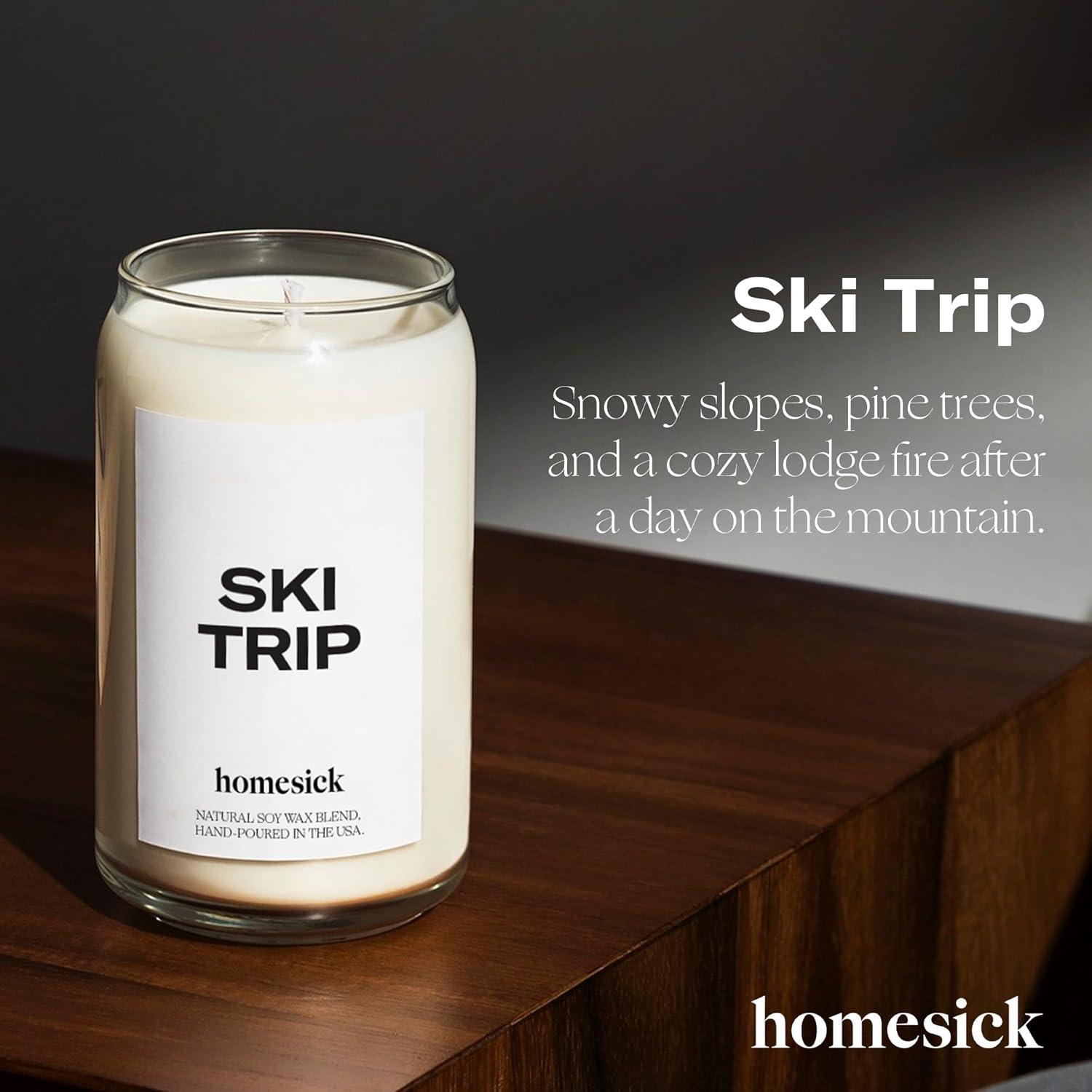Homesick Scented Candles for Home (Grandma's Kitchen) - 13.75 oz Long-Lasting Natural Soy Wax Blend Jar Candle Gifts for Women & Men, 60-80 Hours Burn Time - Notes of Butter, Apple & Cream