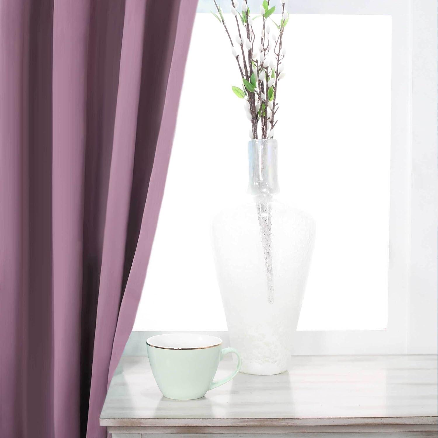 Superior Bertrand Solid Modern Room Darkening Curtain Panel (Set of 2)