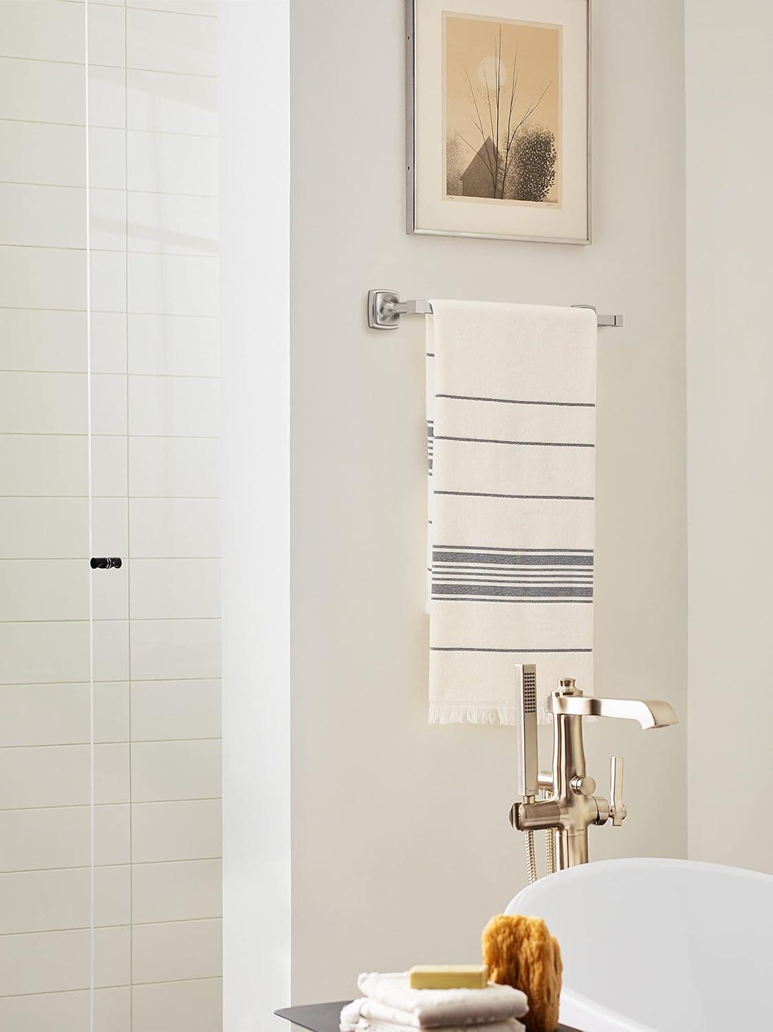 Amerock Stature Brushed Nickel 18 inch (457mm) Towel Bar