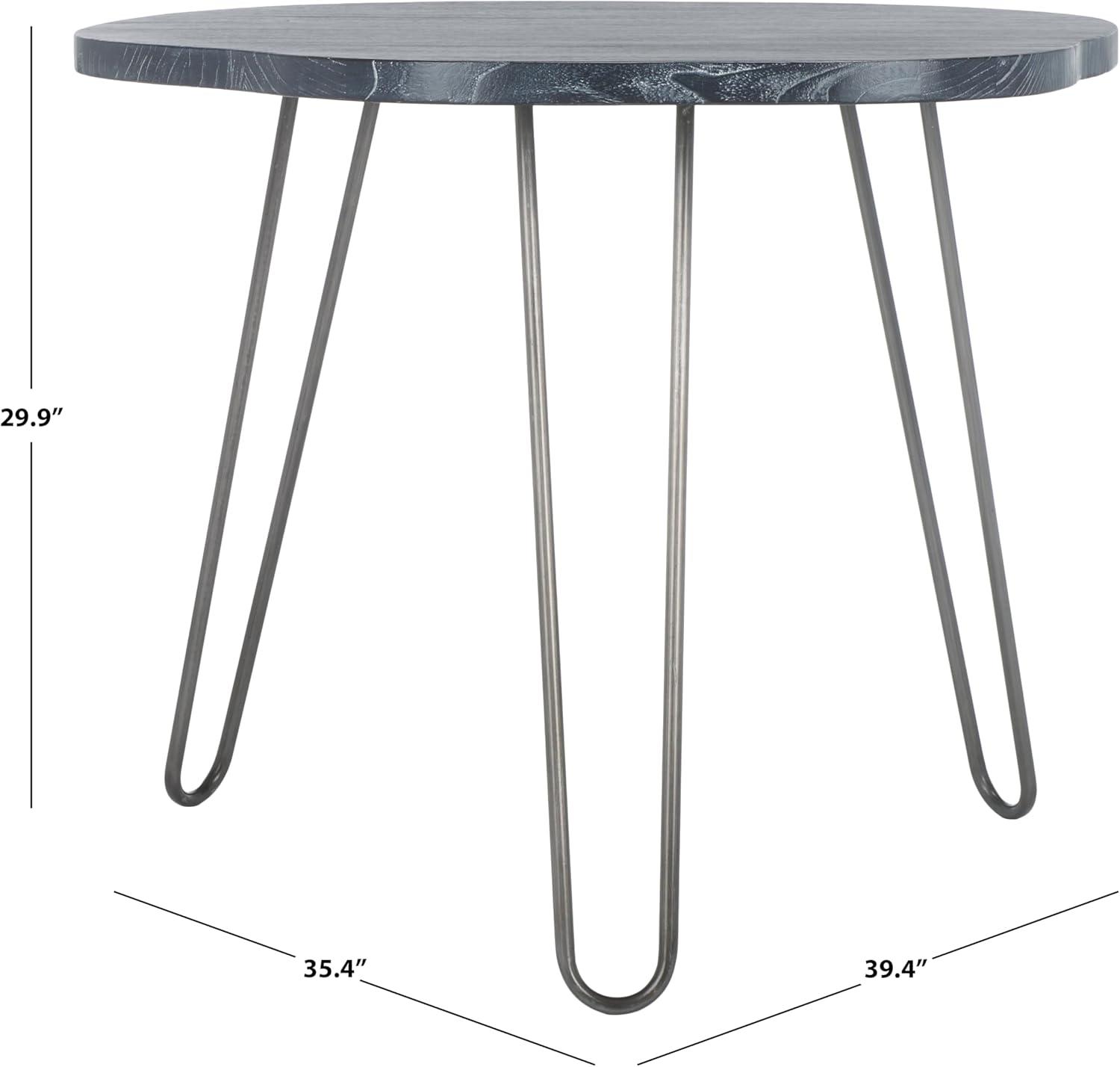 Mindy Dining Table - Grey/White Wash - Safavieh