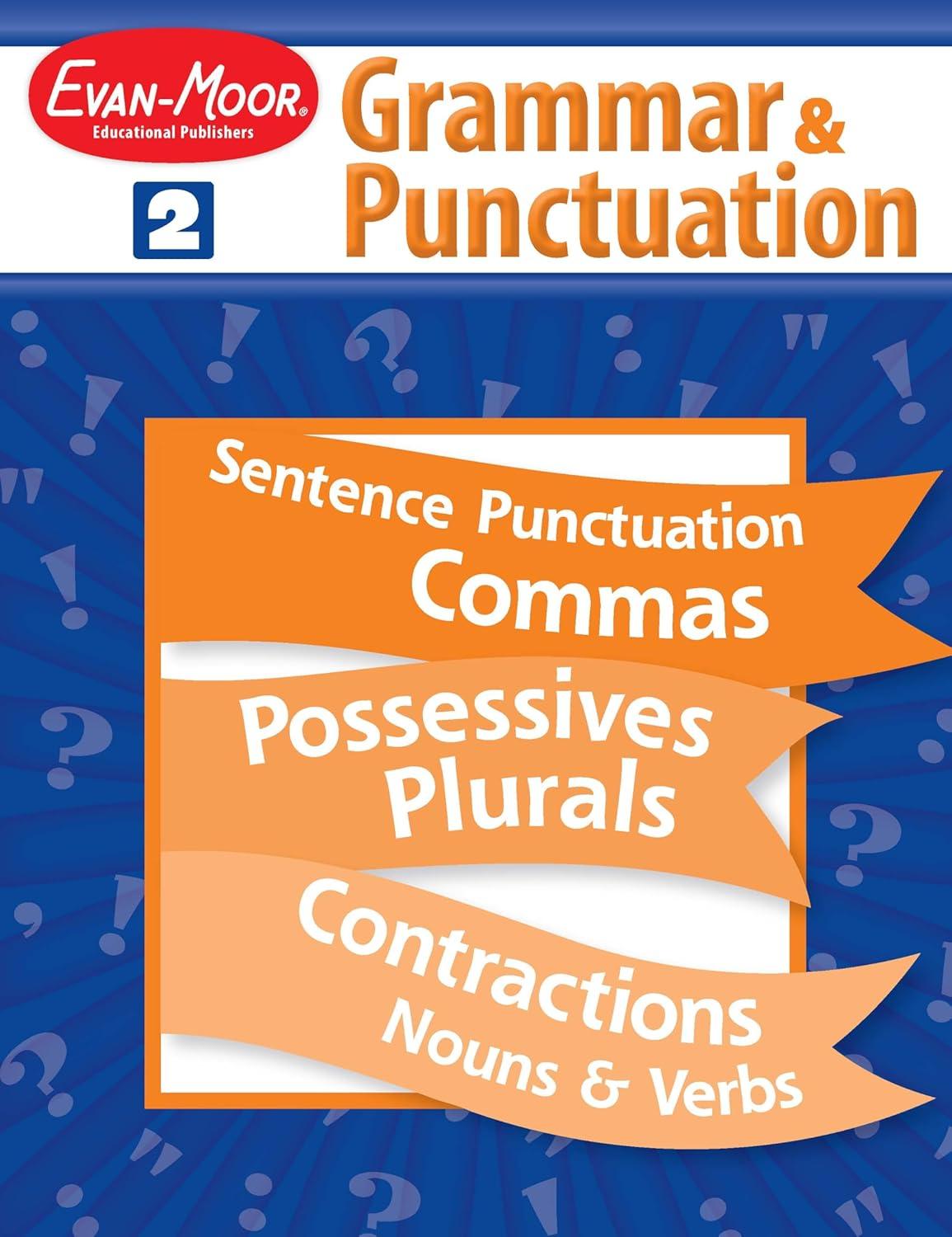 Grammar & Punctuation, Grade 2 Teacher Resource - by Evan-Moor Educational Publishers (Paperback)