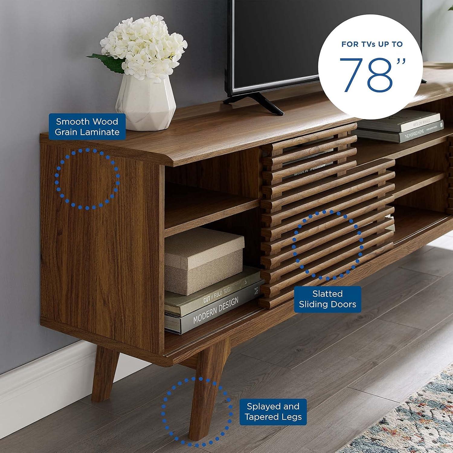 Render 71" Media Console TV Stand Walnut