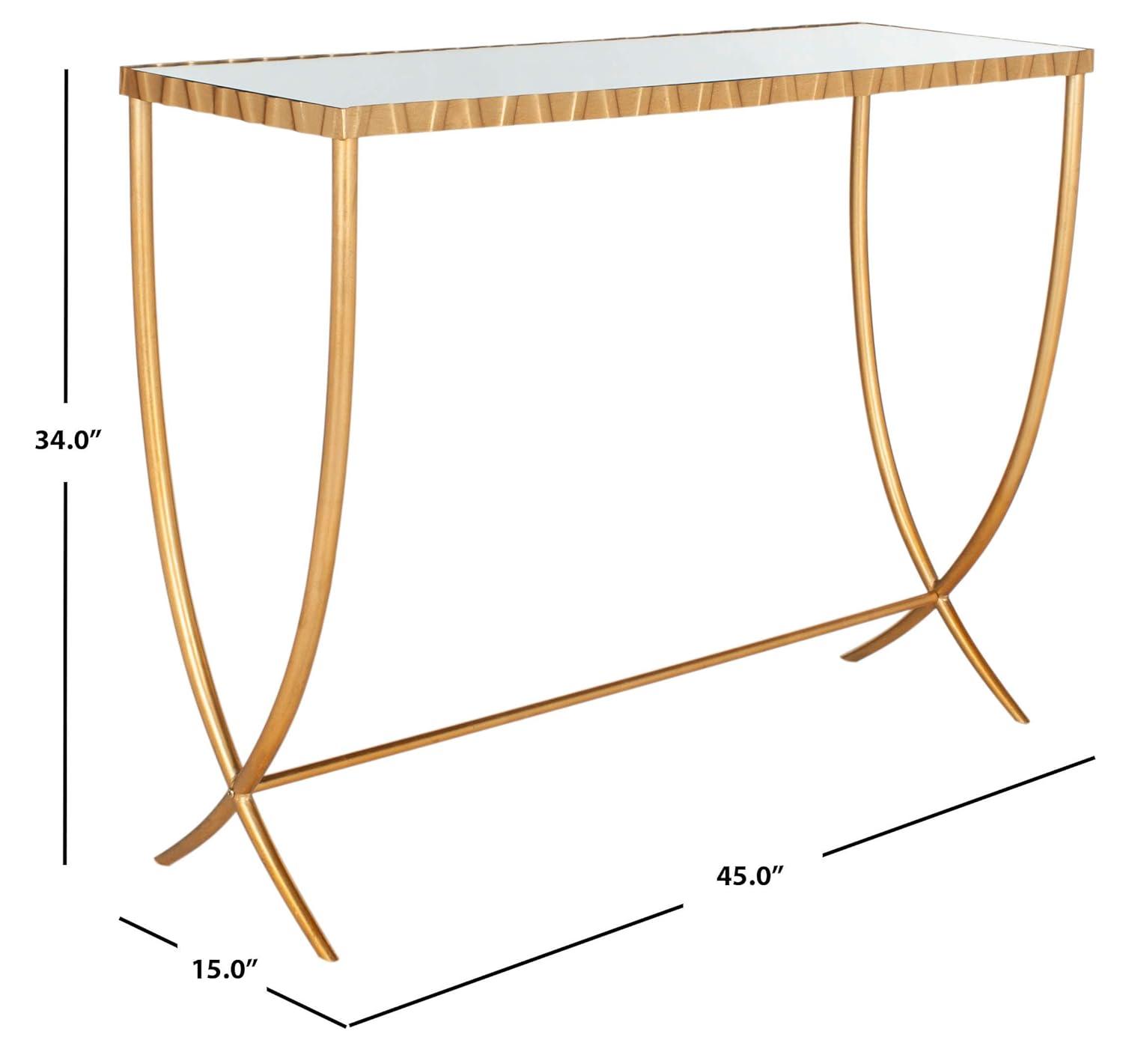 Princess Console Table - FOX6256A - Gold - Safavieh Couture