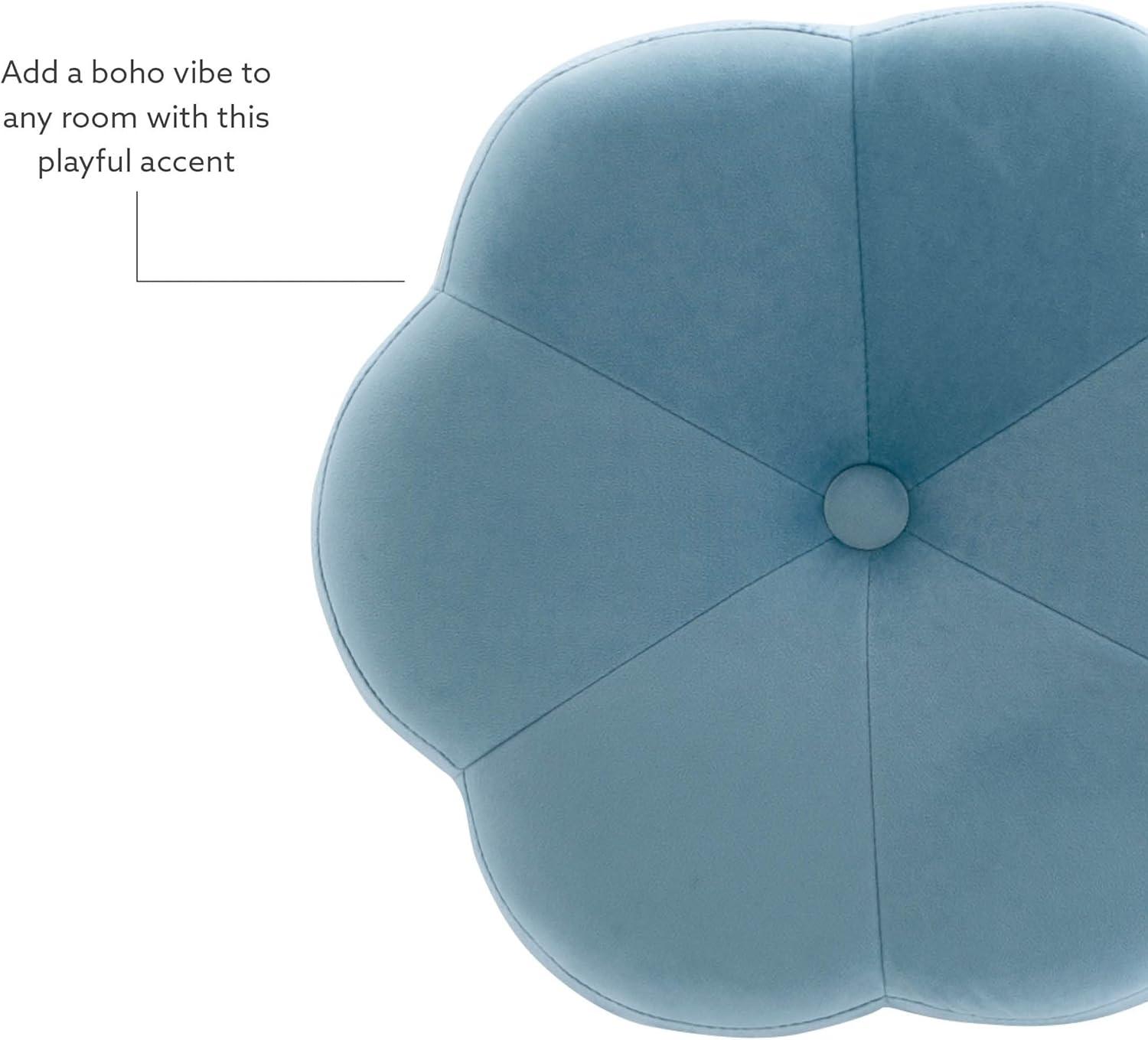 Ciara Flower Cushioned Vanity Stool