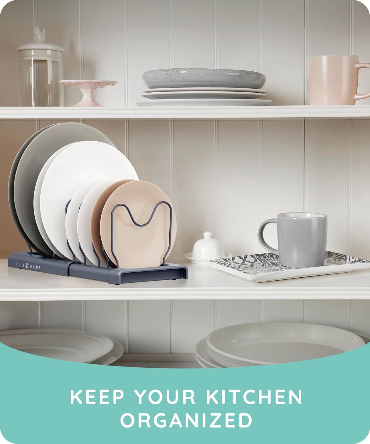 July Home Expandable Pot and Pan Organizer Rack