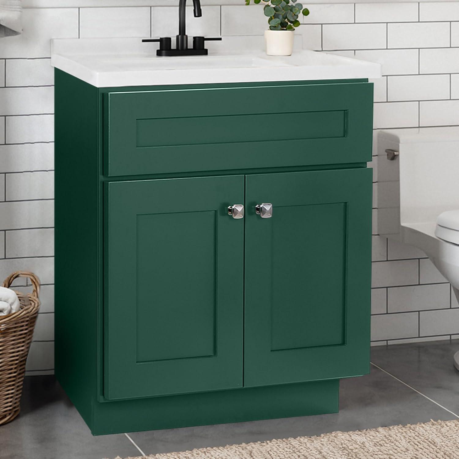 Design House Brookings 30 Inch Bath Vanity, Ready to Assemble, Sherwin Williams®