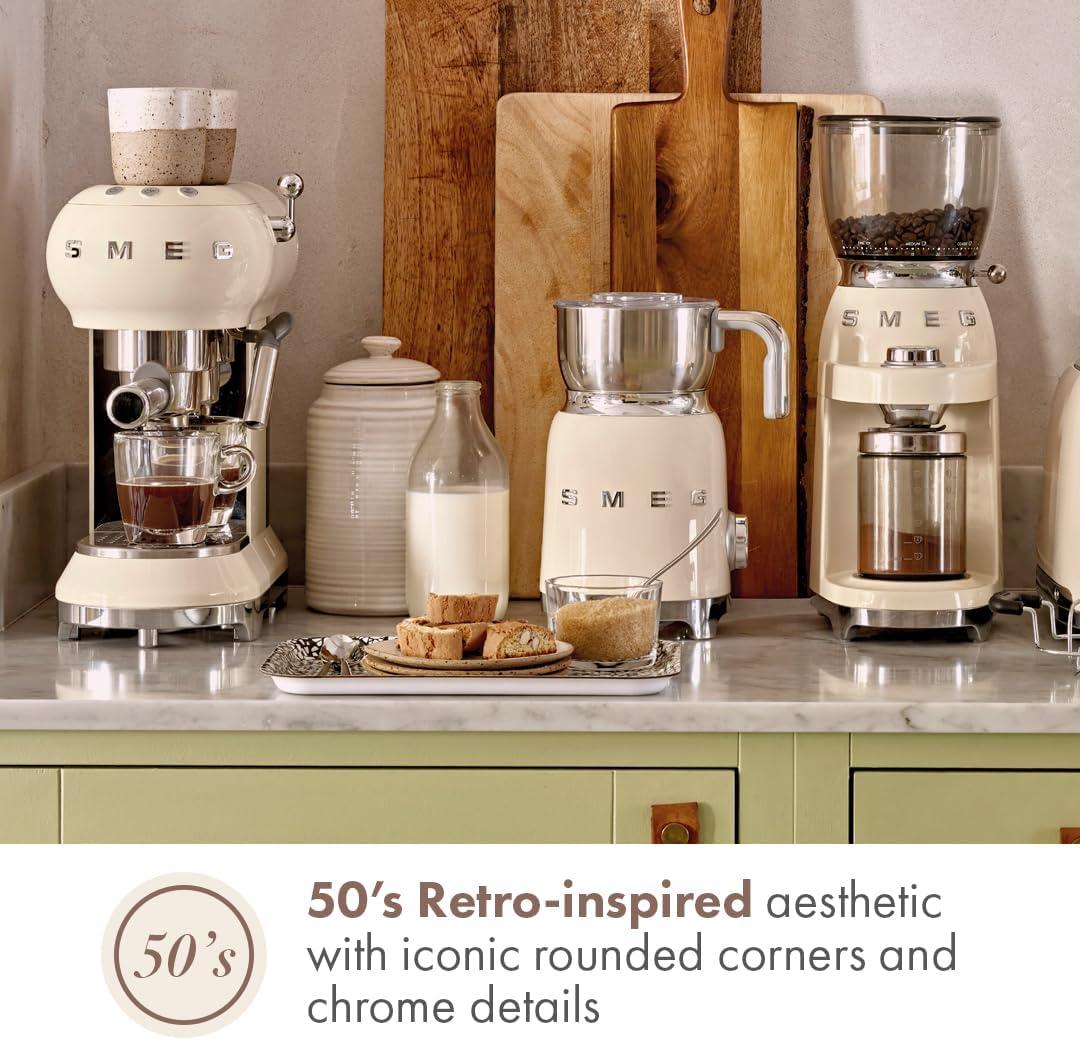 SMEG Cream Retro Milk Frother