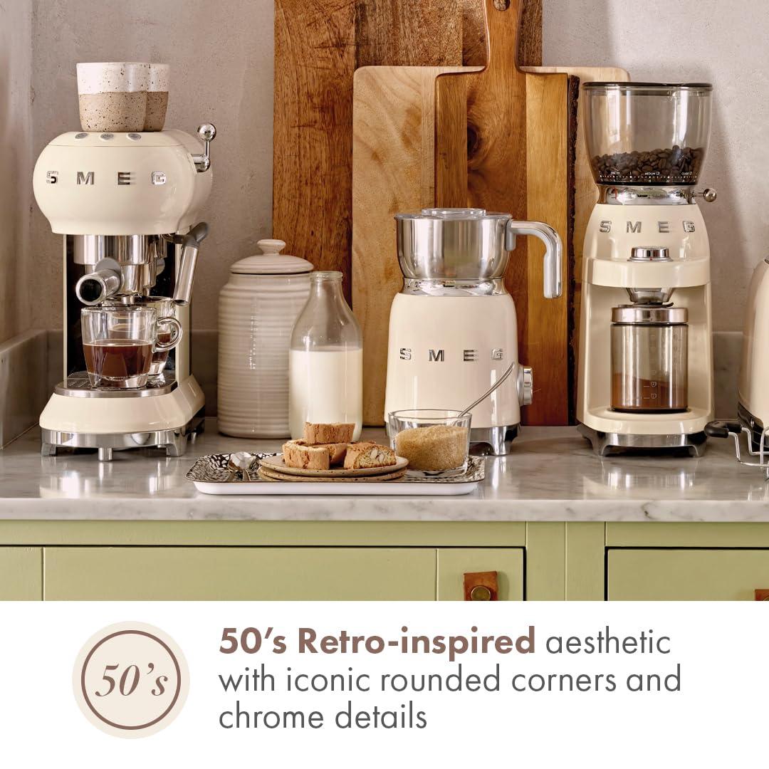 SMEG Cream Retro Milk Frother