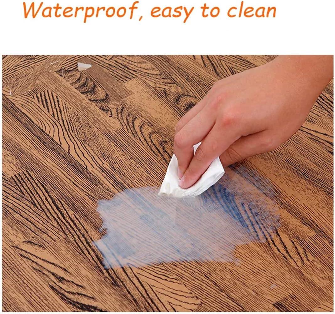 16pcs Interlocking Printed Wood Grain EVA Foam Mats Protective Floor Tiles Exercise Play Mat for Kids Room Parlor Bedroom Home 11.8" x 11.8" (Wood Grain Yellow)