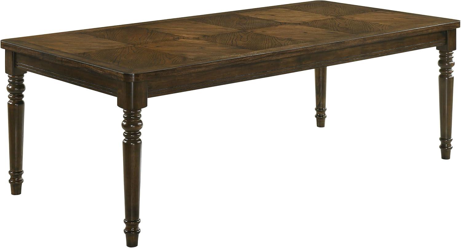 Coaster Willowbrook Traditional Rectangular Wood Dining Table Chestnut