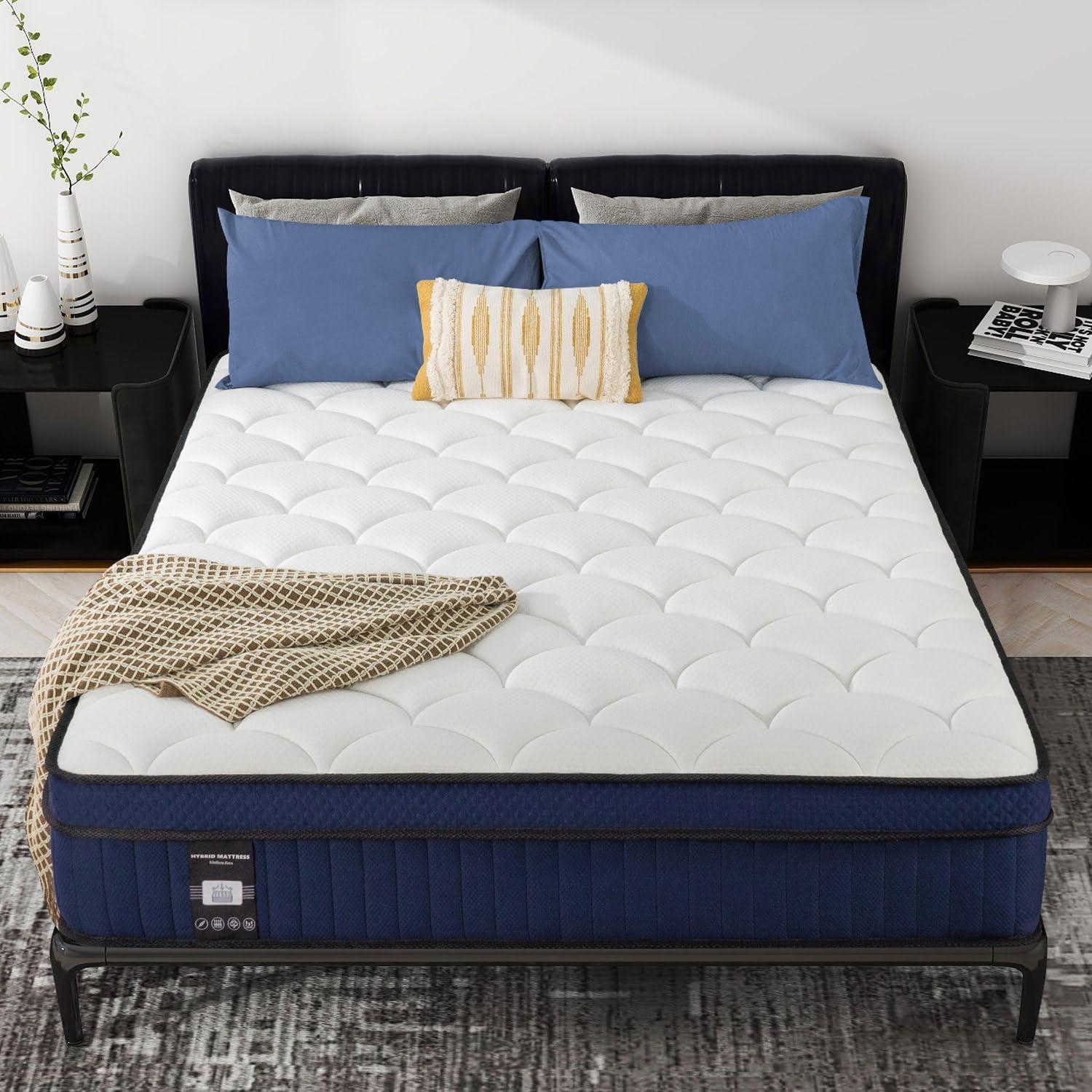 Alwyn Home Congresbury 10'' Medium Memory Foam Hybrid Mattress In A Box