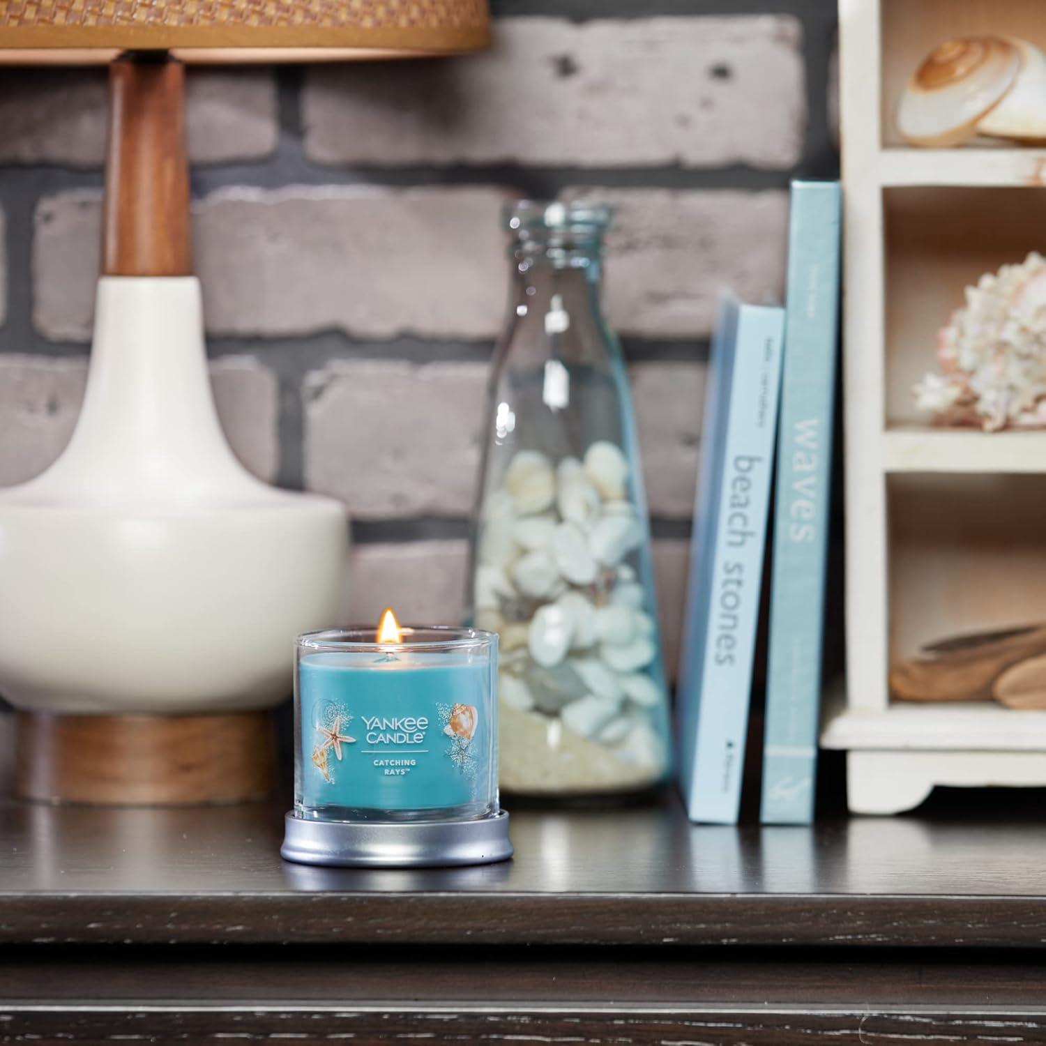 Catching Rays Blue Soy Small Tumbler Candle
